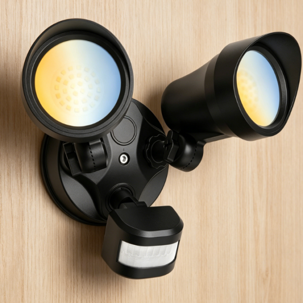 30W 3500 Lumen Outdoor Sensor Floodlight | 3 Modes (Sunset to Sunrise/Automatic/Timer On) | 3 Color Temperatures Available (3000K/4000K/6500K) | Waterproof Hard Wiring Connection | Suitable for Pedestrian Halls | 1-pack
