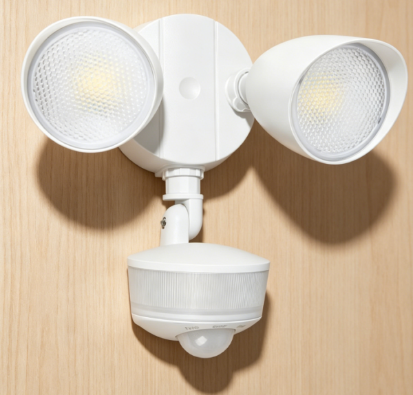 34W 3700 Lumen LED Outdoor Sensor Floodlight | With Night Light Function | 5000K Daylight Color Temperature | IP65 Waterproof | Automatic Turn-On from Dusk to Dawn | Hard Wiring Connection