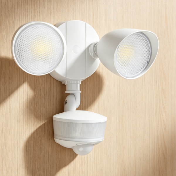 34W 3700 Lumen LED Outdoor Sensor Floodlight | With Night Light Function | 5000K Daylight Color Temperature | IP65 Waterproof | Automatic Turn-On from Dusk to Dawn | Hard Wiring Connection